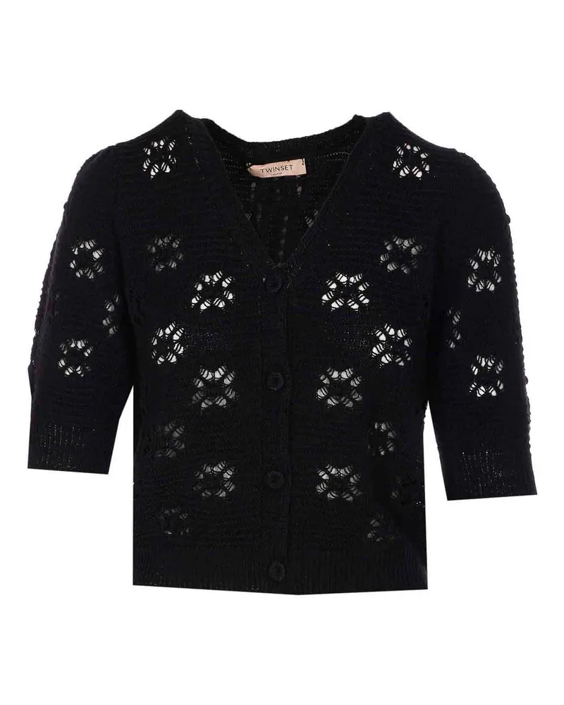 Twin-Set Cardigan - Schwarz Schwarz