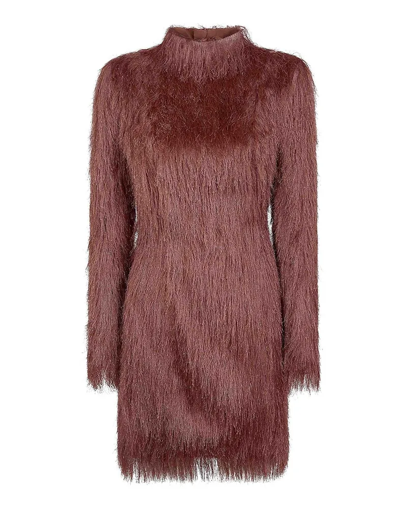 Balmain Kurzes Kleid - Nude Nude