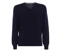 V-Pullover - Dunkelblau