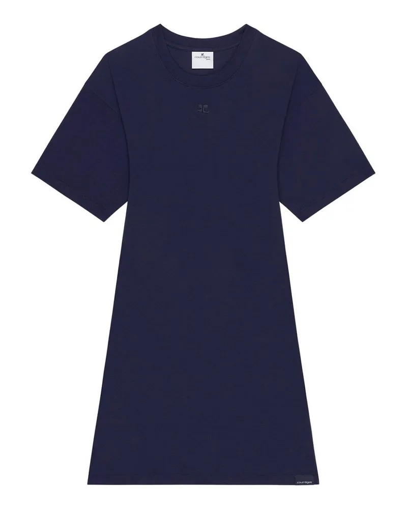 Courrèges Kurzes Kleid - Blau Blau