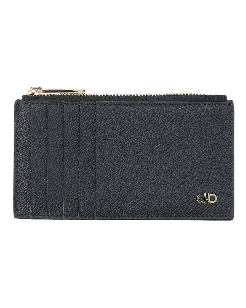 Ferragamo Portemonnaie - Schwarz Schwarz