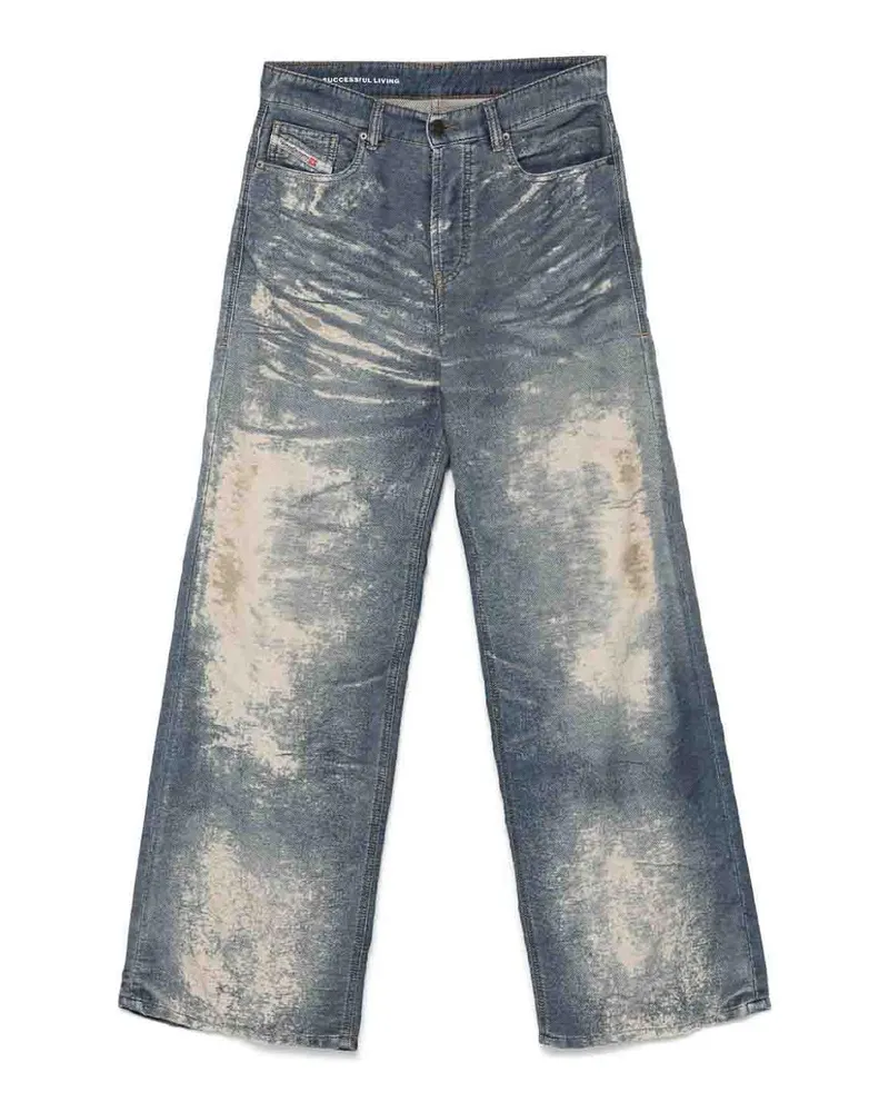 Diesel Straight Leg Jeans - Blau Blau