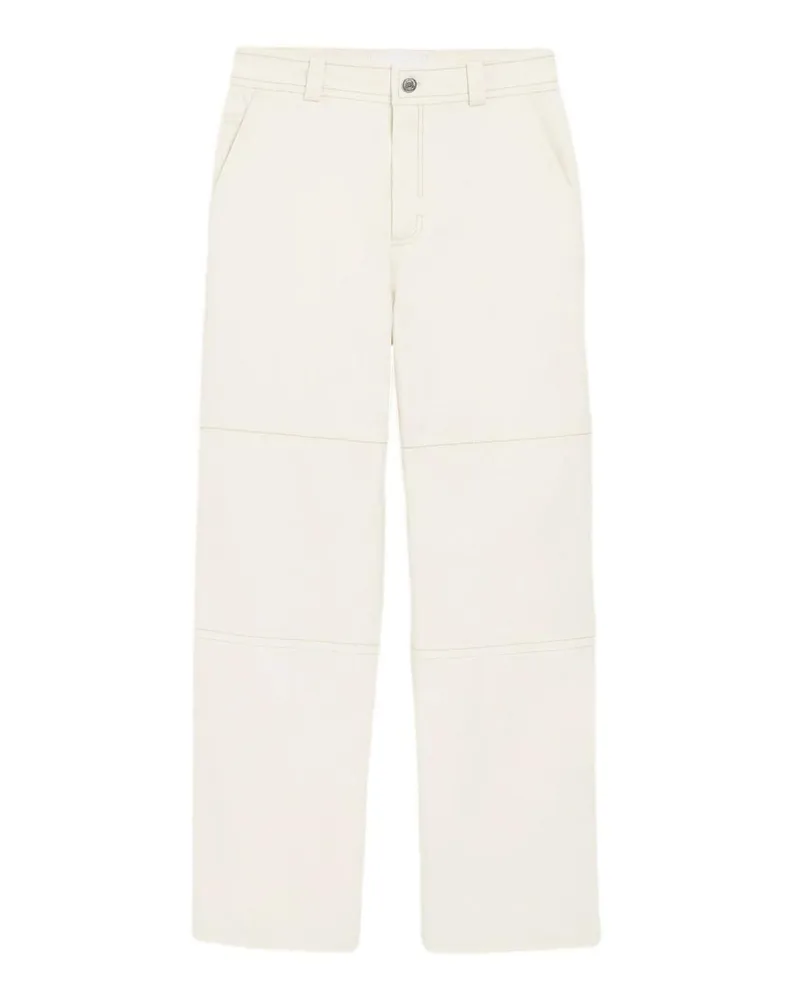 AMI Paris Casual Hose - Weiß Weiß
