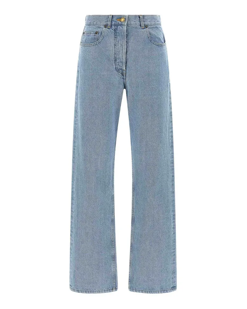 Thom Browne Straight Leg Jeans - Hellblau Hellblau