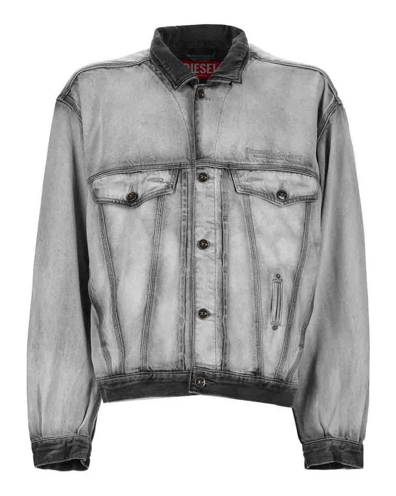 Diesel Jeansjacke - Grau Grau