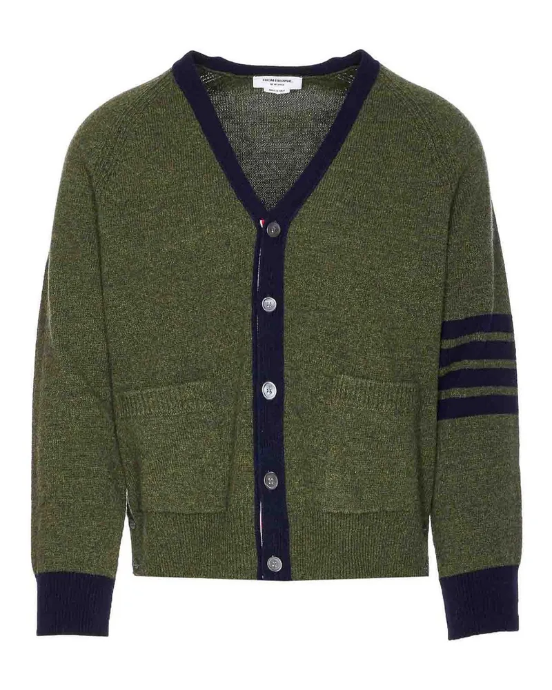 Thom Browne Cardigan - Grün Grün