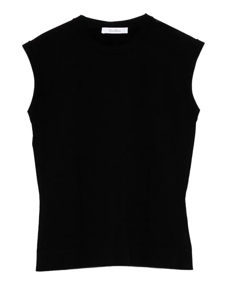 Max Mara Top - Schwarz Schwarz