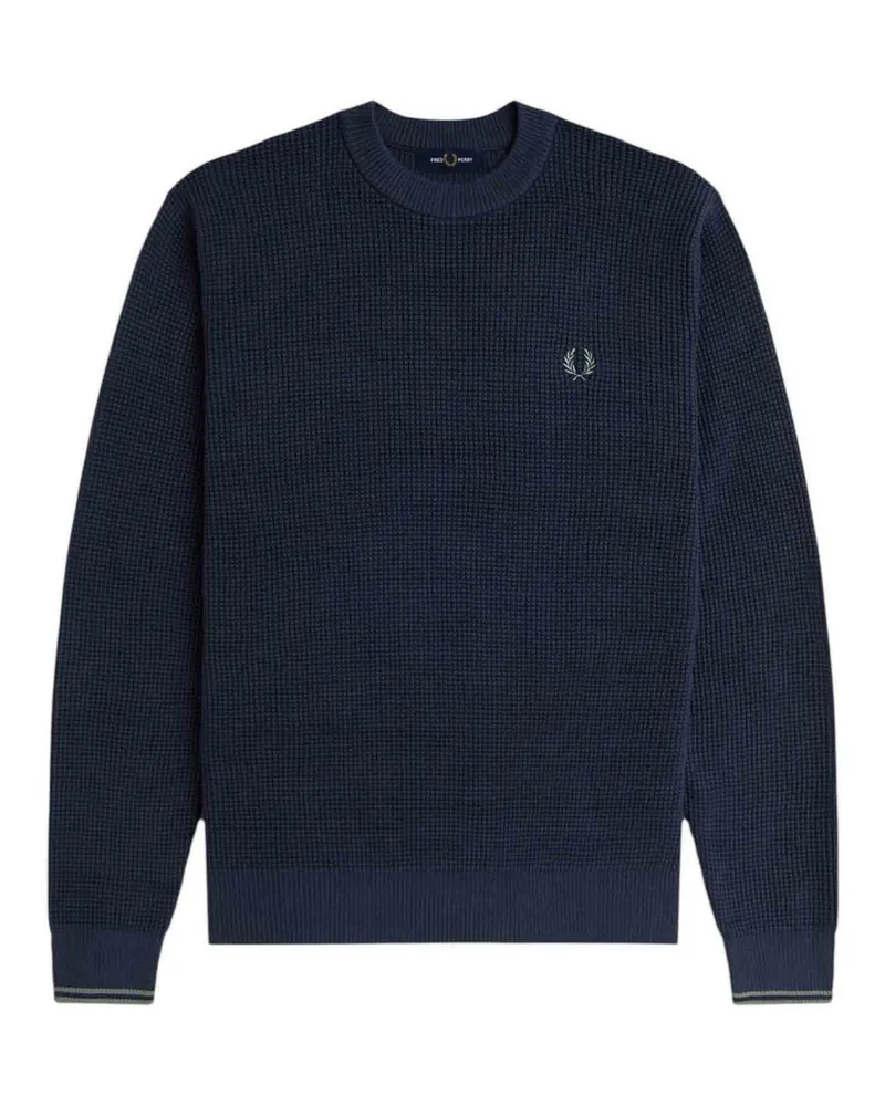 Fred Perry U-Boot-Pullover - Blau Blau