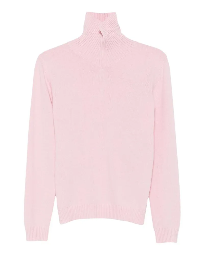 Jil Sander Rollkragenpullover - Rosa Nude