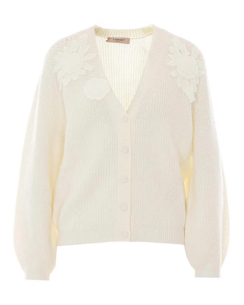 Twin-Set Cardigan - Weiß Weiß