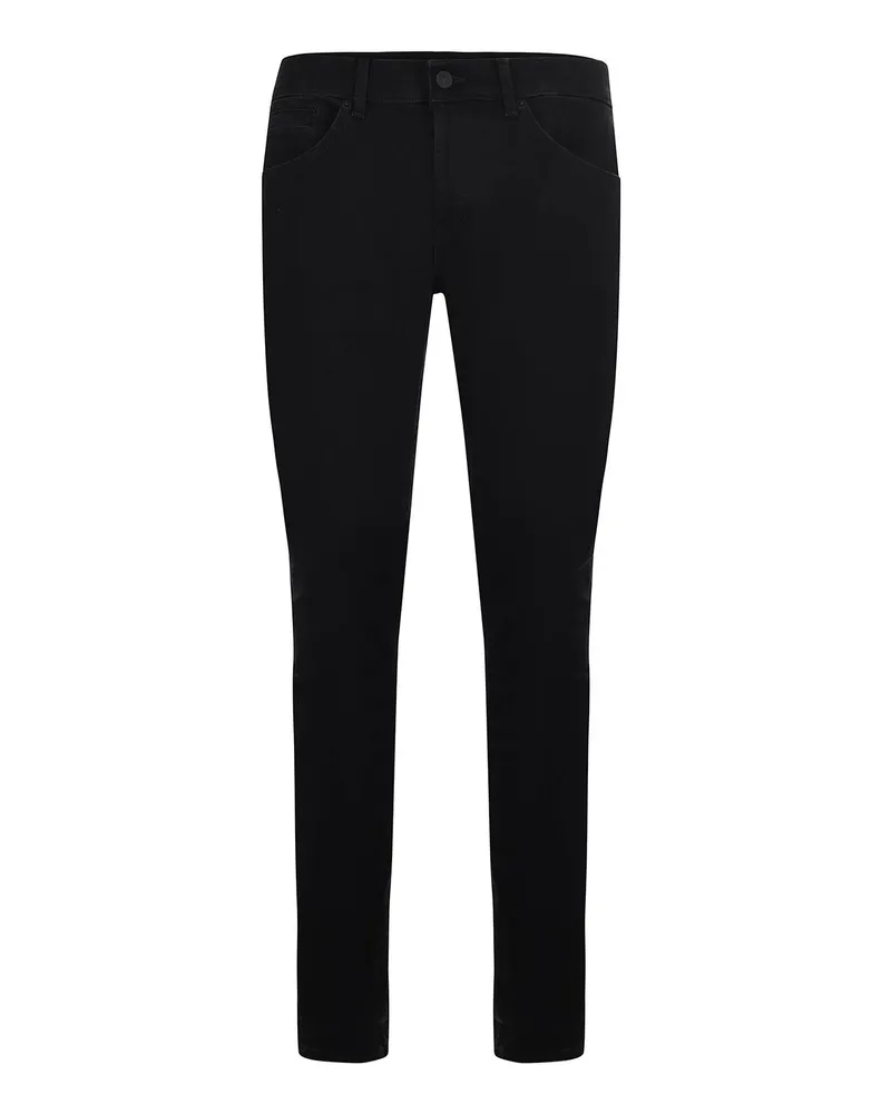 Dondup Straight Leg Jeans - Schwarz Schwarz