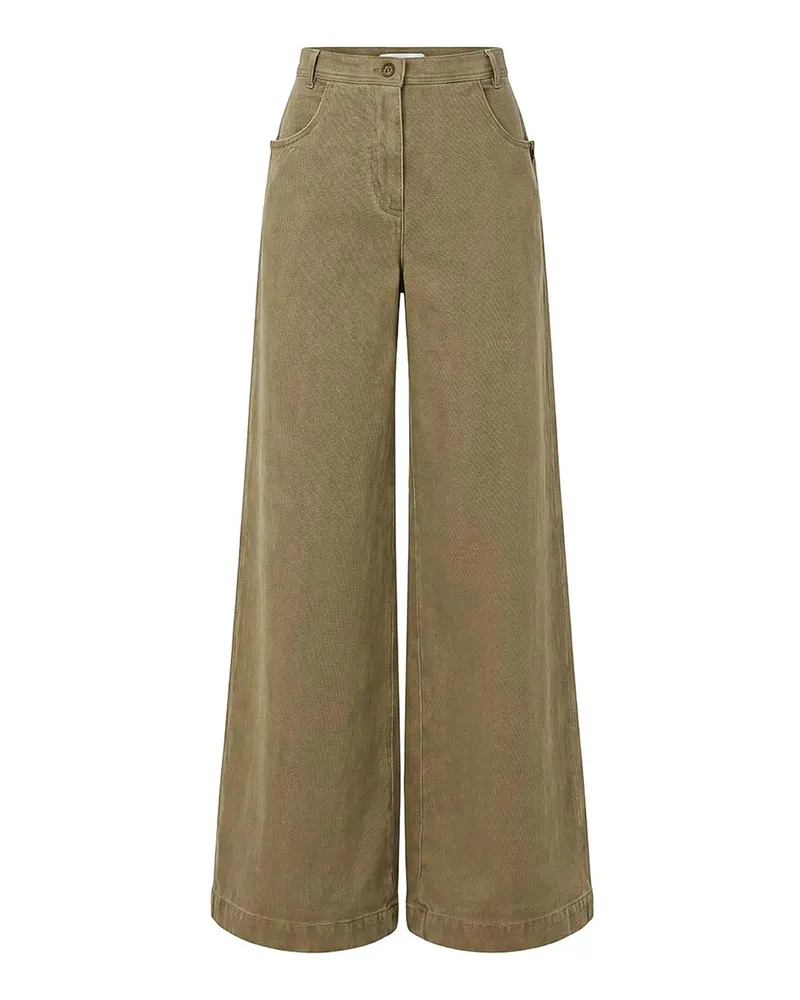 Max Mara Casual Hose - Hellbraun Hellbraun