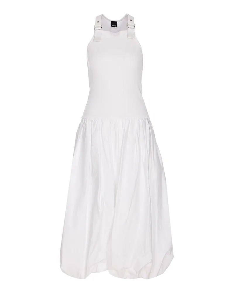 Pinko Knielanges Kleid - Weiß Weiß