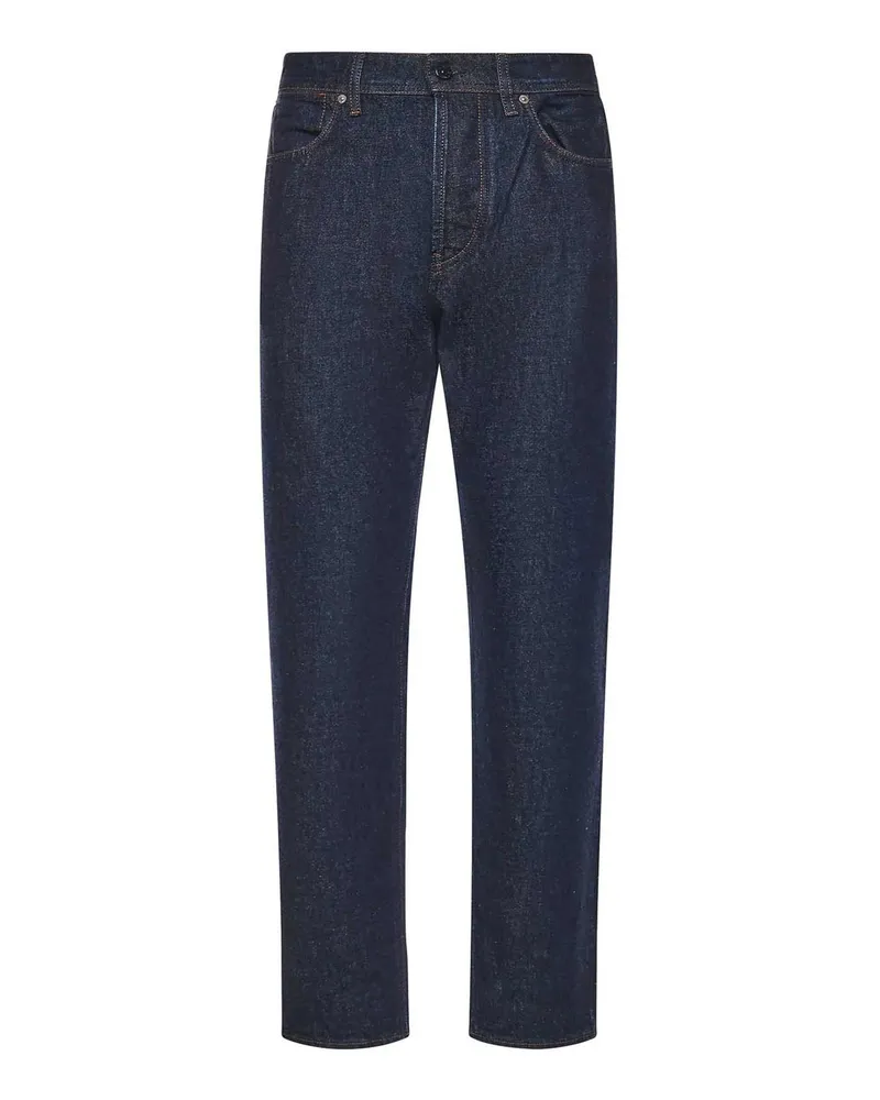 Stone Island Straight Leg Jeans - Blau Blau
