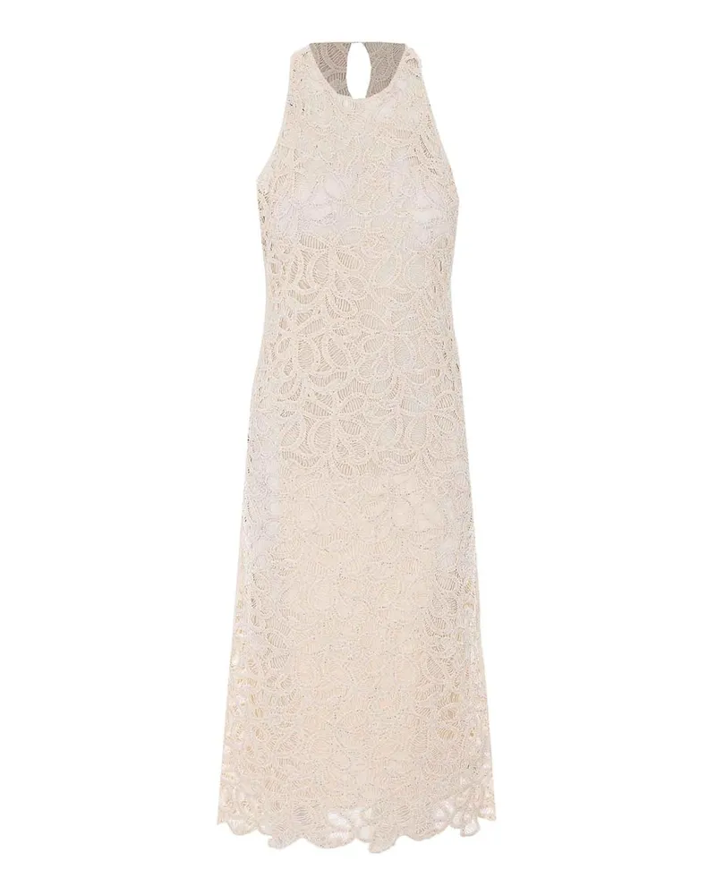 Patrizia Pepe Rundhalspullover - Beige Beige