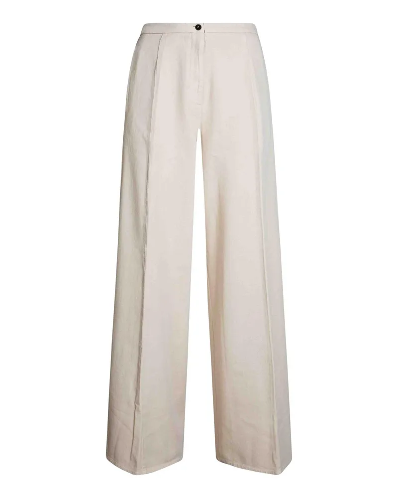 forte_forte Casual Hose - Weiß Weiß