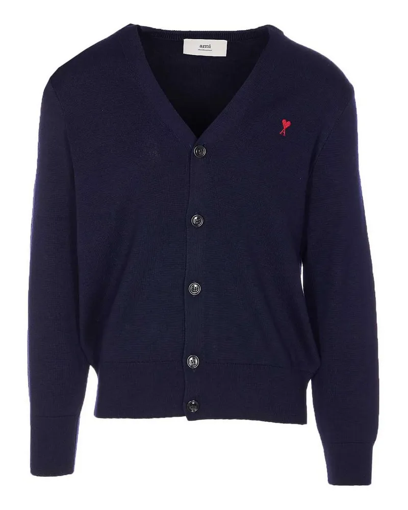 AMI Paris Cardigan - Blau Blau