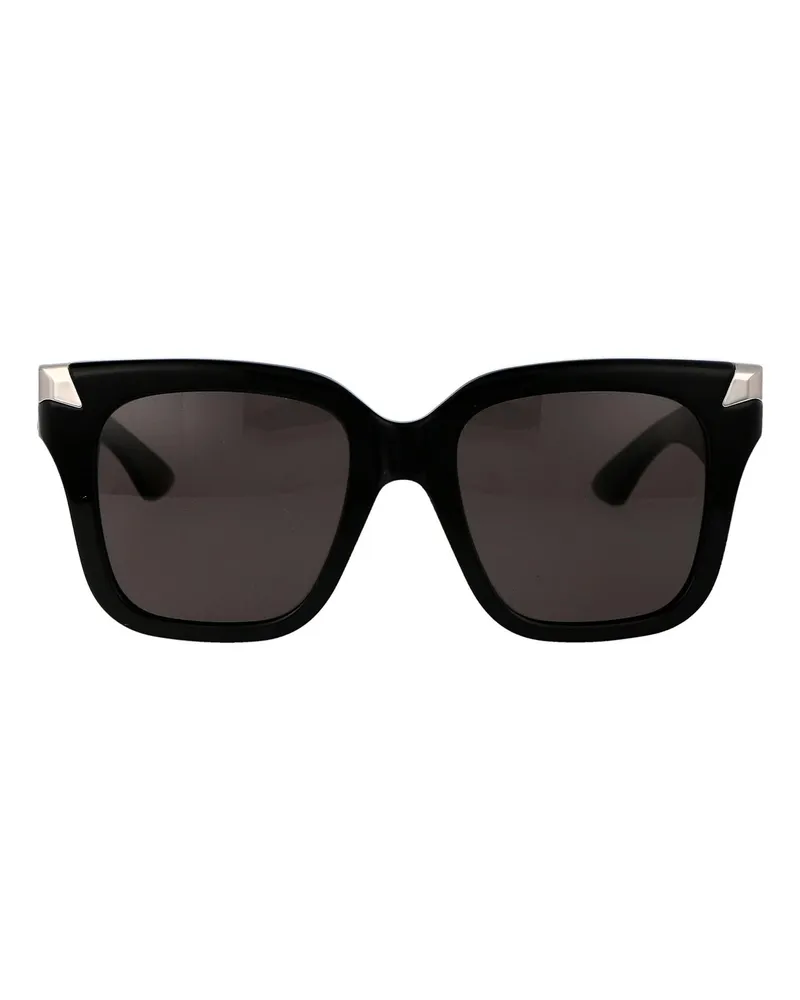Alexander McQueen Sonnenbrille - Schwarz Schwarz
