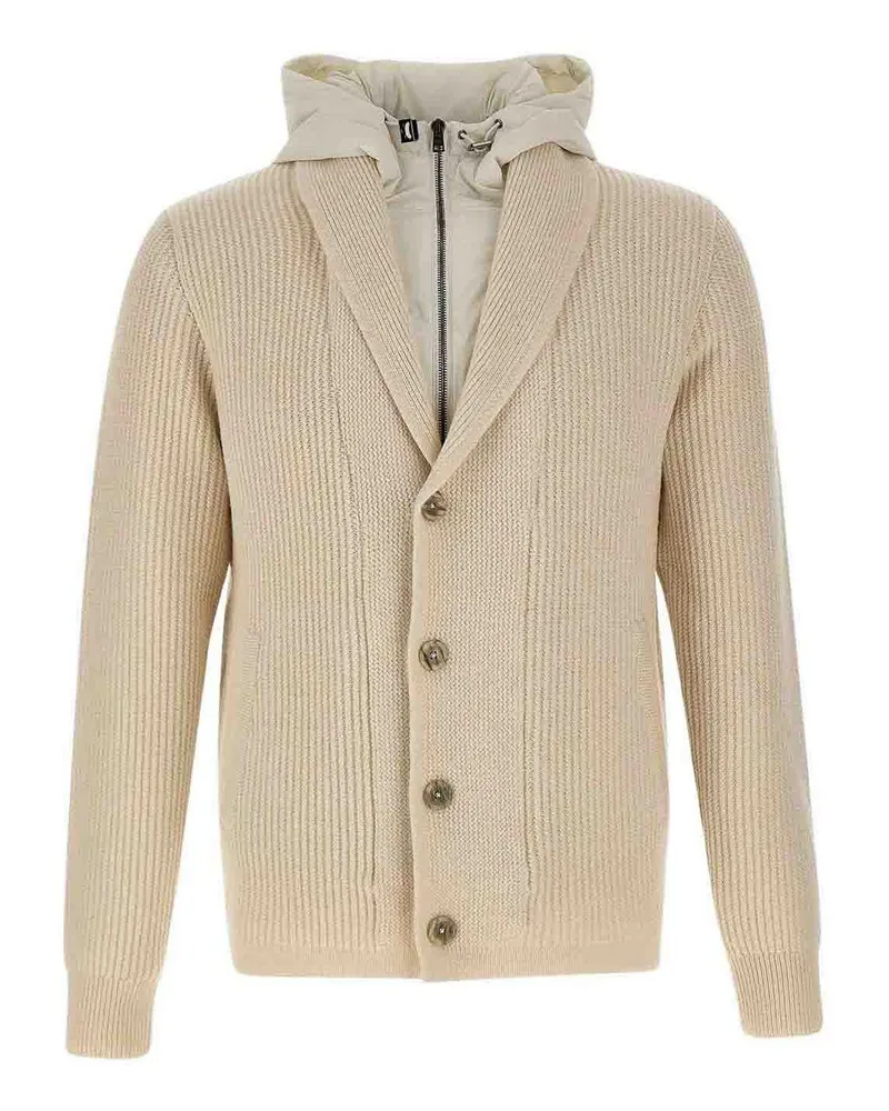 Herno Rundhalspullover - Weiß Weiß