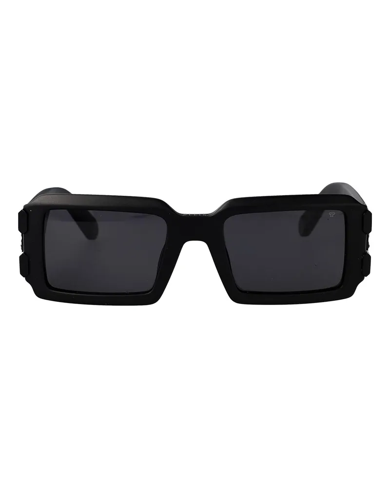 Philipp Plein Sonnenbrille - Schwarz Schwarz