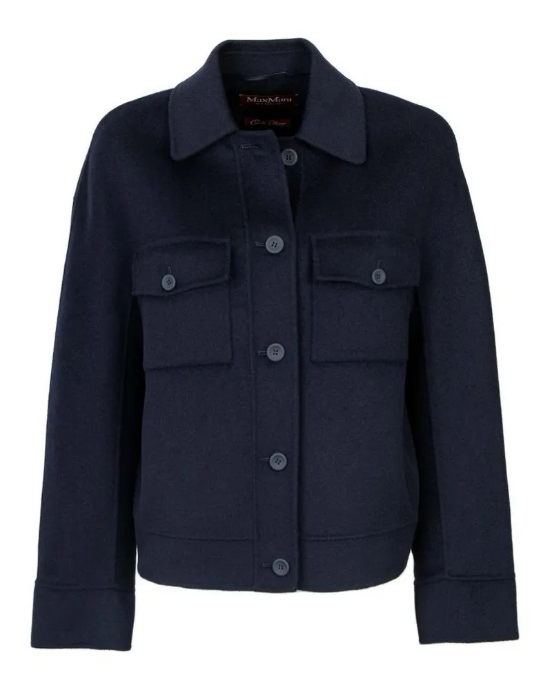 Max Mara Casualjacke - Blau Blau