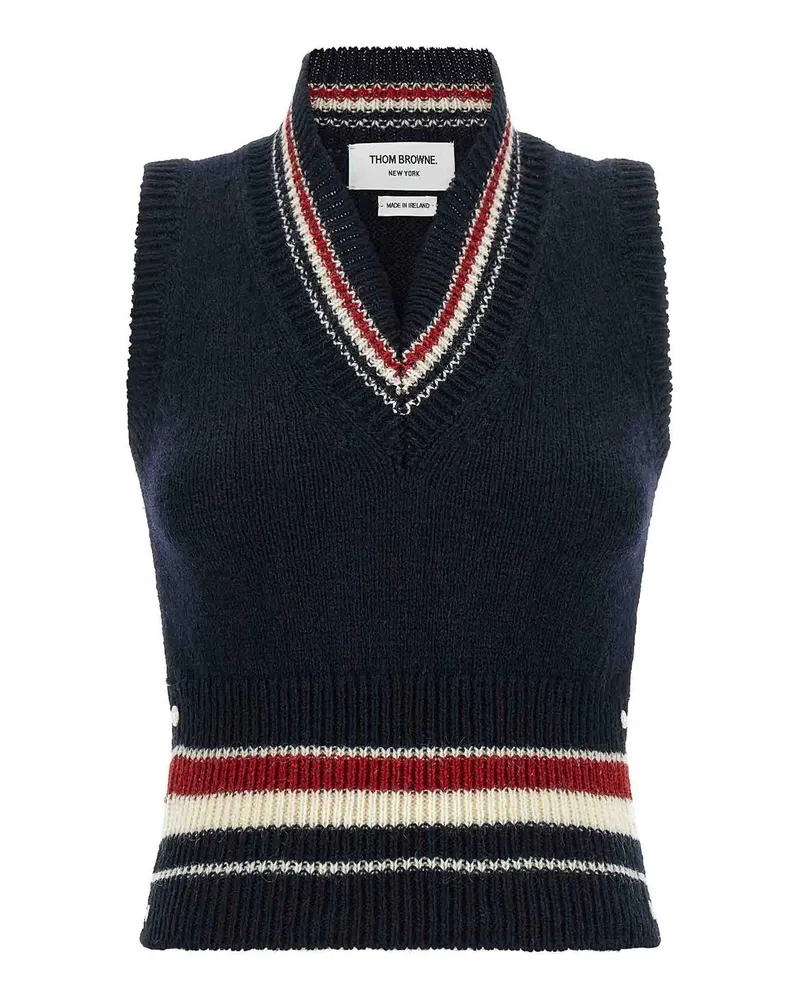 Thom Browne Weste - Blau Blau