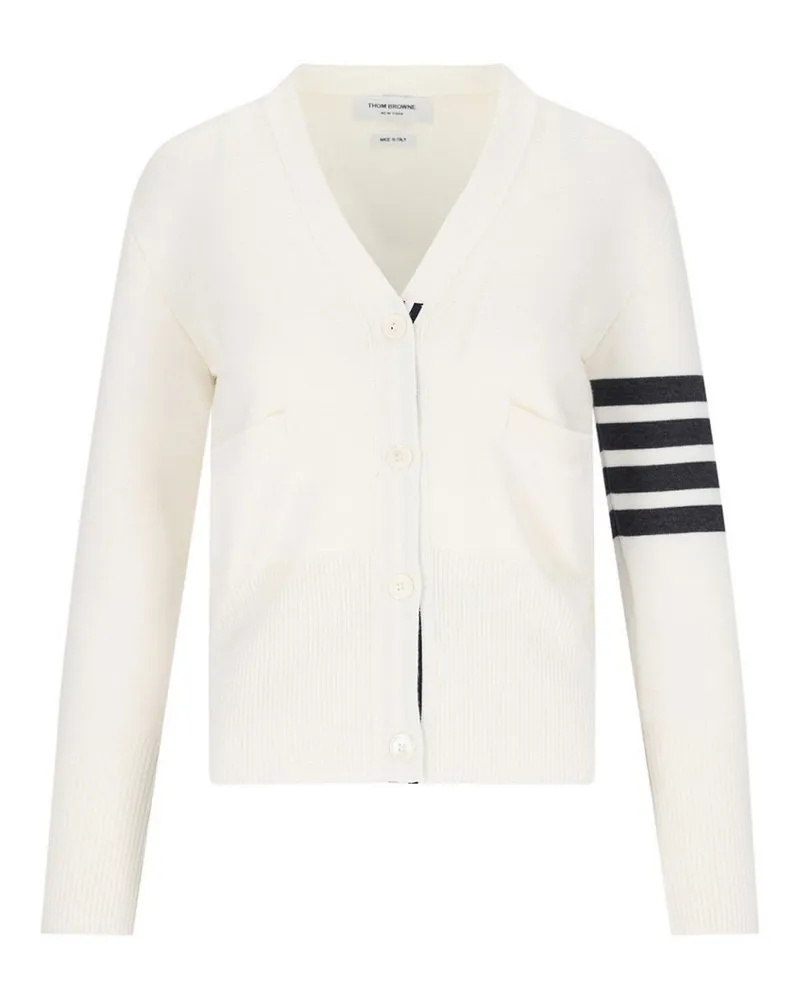 Thom Browne Cardigan - Weiß Weiß