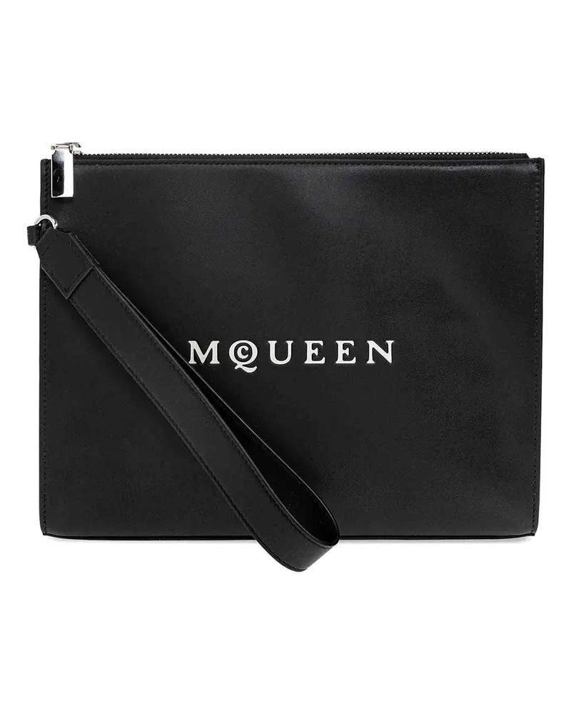Alexander McQueen Clutch - Schwarz Schwarz