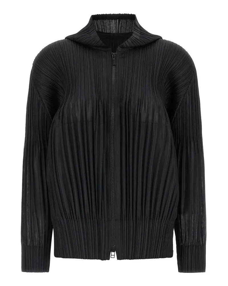 Issey Miyake Cardigan - Schwarz Schwarz