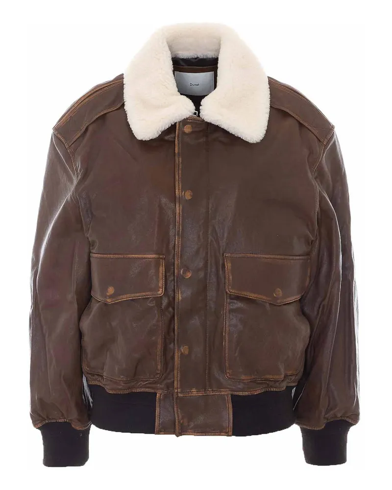 Dunst Lederjacke - Braun Braun