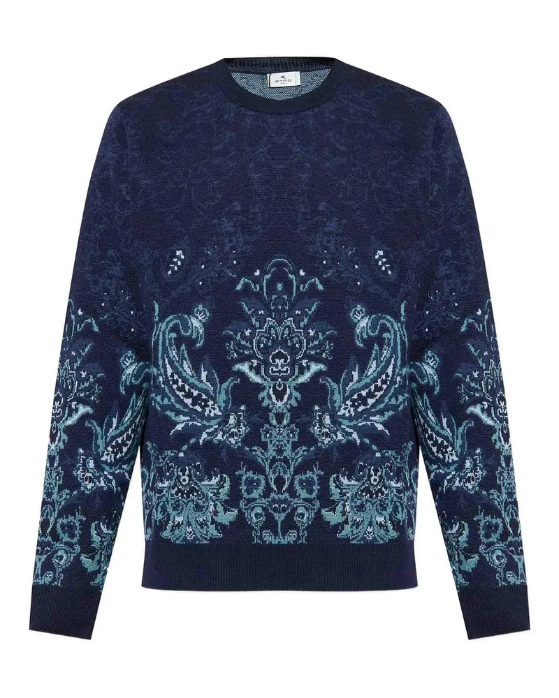 Etro U-Boot-Pullover - Blau Blau