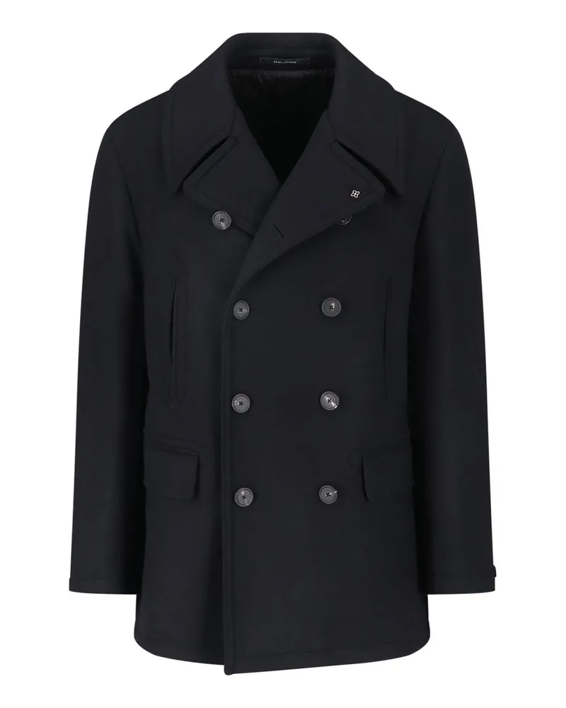 Tagliatore Knielanger Mantel - Schwarz Schwarz
