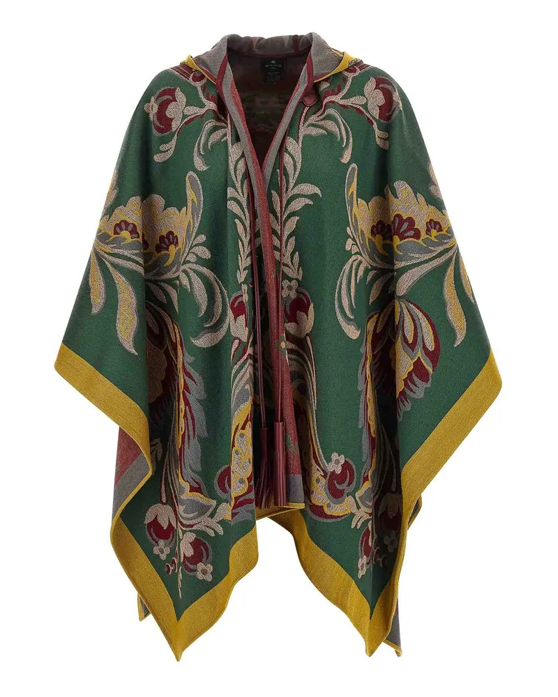 Etro Cape - Grün Grün