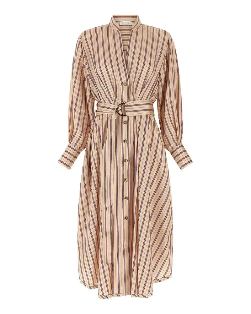Zimmermann Knielanges Kleid - Bunt Bunt