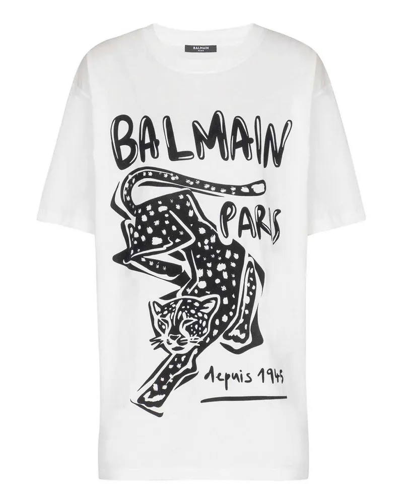 Balmain T-Shirt - Weiß Weiß
