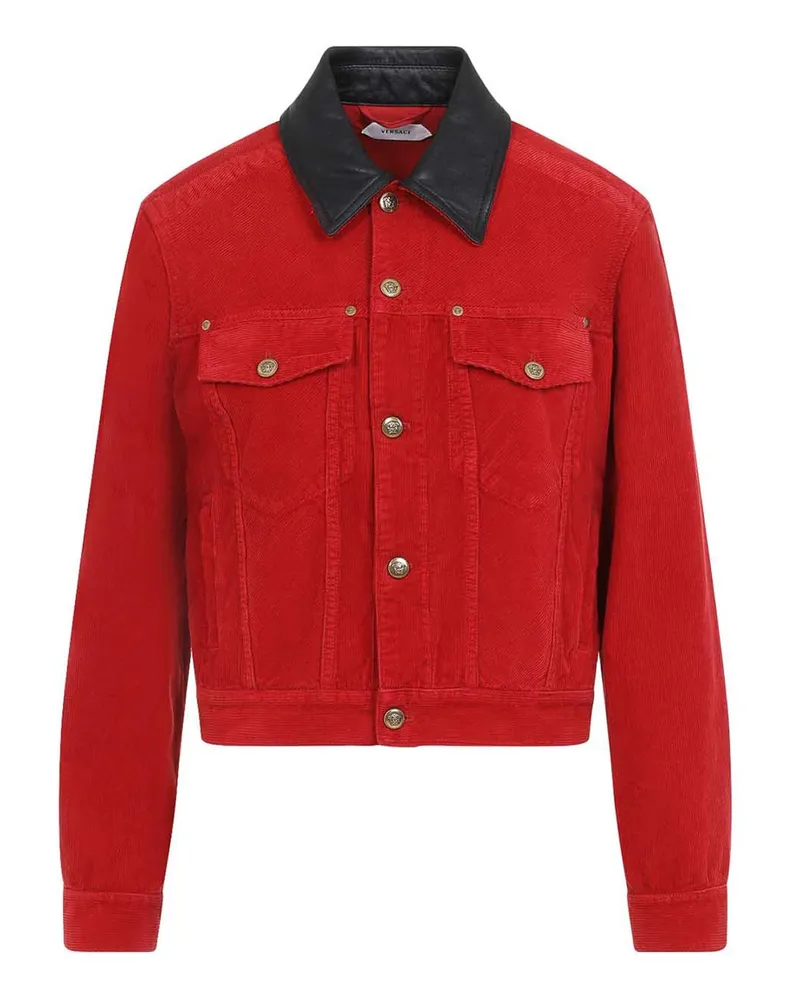 Versace Jeansjacke - Rot Rot