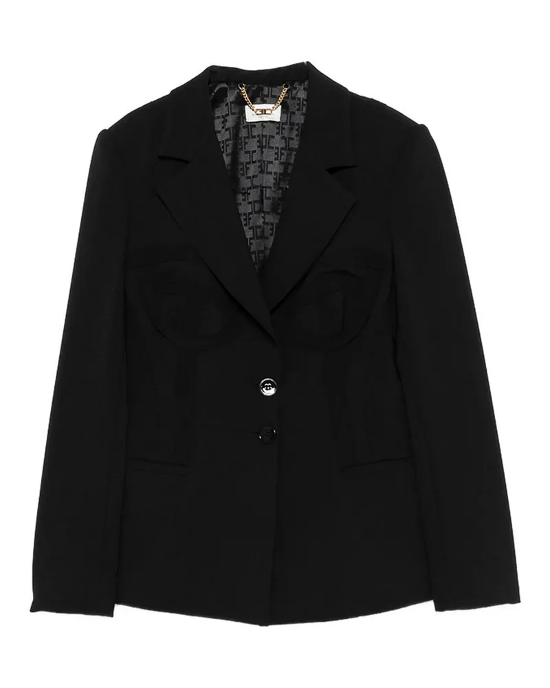 Elisabetta Franchi Blazer - Schwarz Schwarz