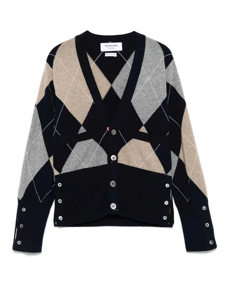 Thom Browne Cardigan - Dunkelblau Dunkelblau