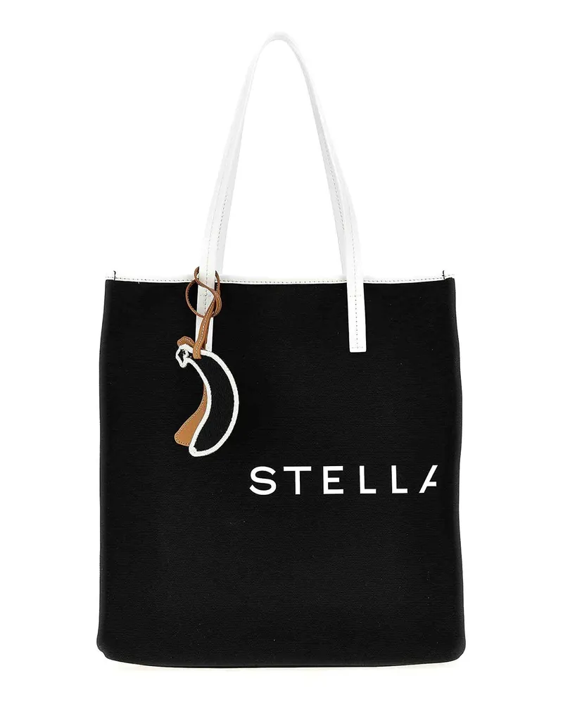 Stella McCartney Shopper - Weiß Schwarz