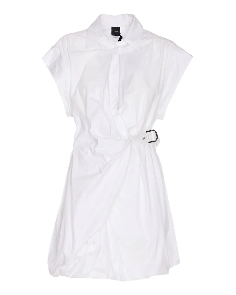 Pinko Knielanges Kleid - Weiß Weiß