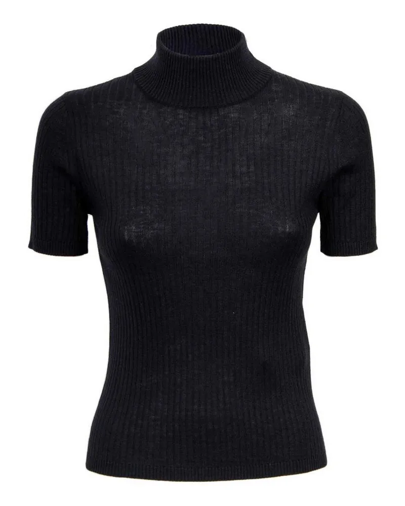 Max Mara Rollkragenpullover - Blau Blau