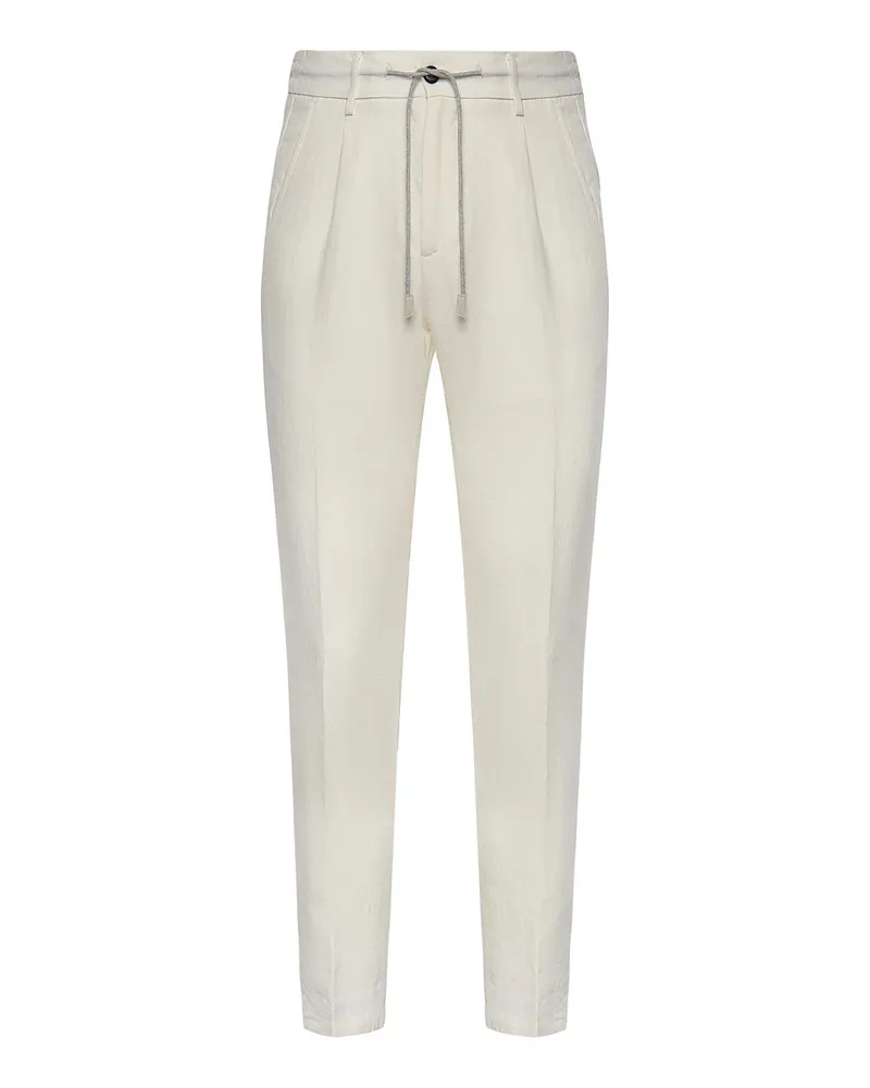 Eleventy Casual Hose - Weiß Weiß