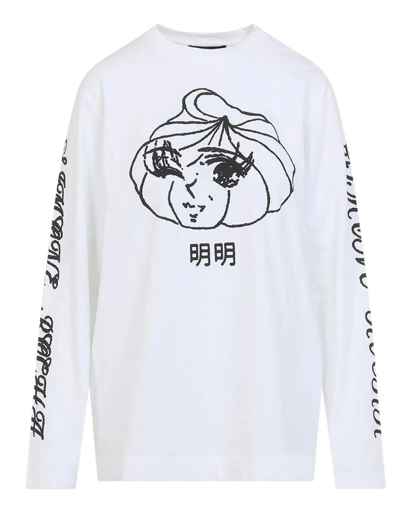 Simone Rocha T-Shirt - Schwarz Weiß