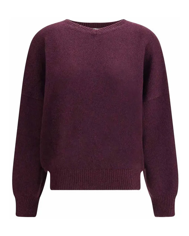 KHAITE V-Pullover - Lila Lila