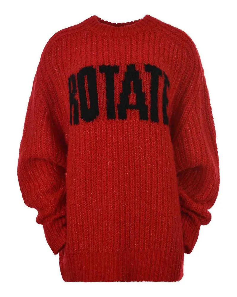 ROTATE Birger Christensen Rundhalspullover - Rot Rot
