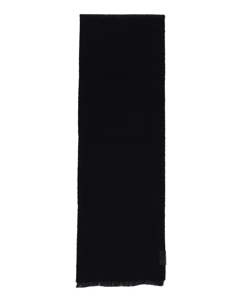 Christophe Lemaire Schal - Schwarz Schwarz