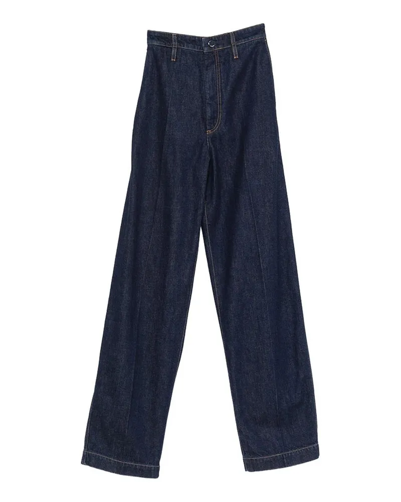SPORTMAX Straight Leg Jeans - Blau Blau