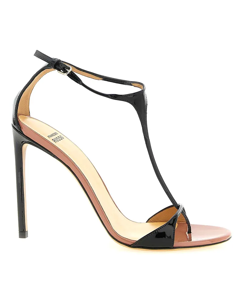Francesco Russo Sandalen - Schwarz Schwarz