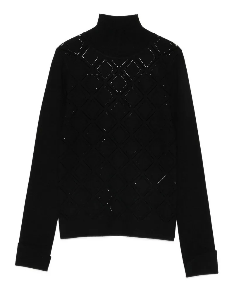 Blumarine Rollkragenpullover - Schwarz Schwarz