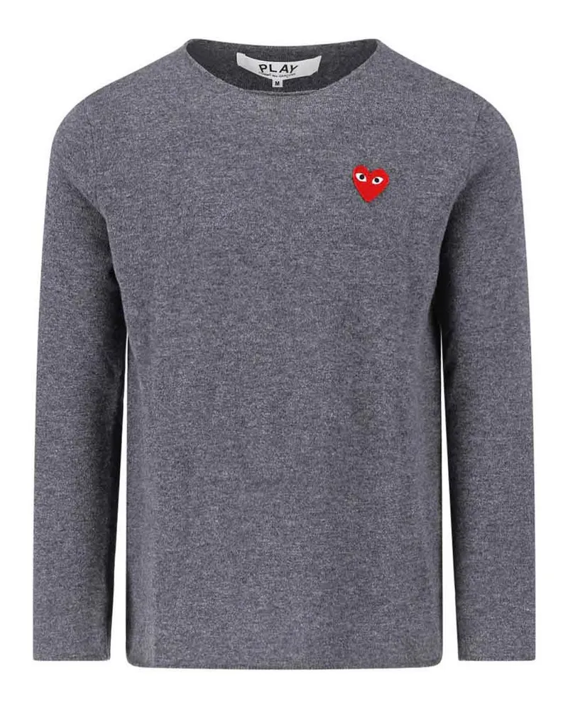 Comme des Garçons Rundhalspullover - Grau Grau